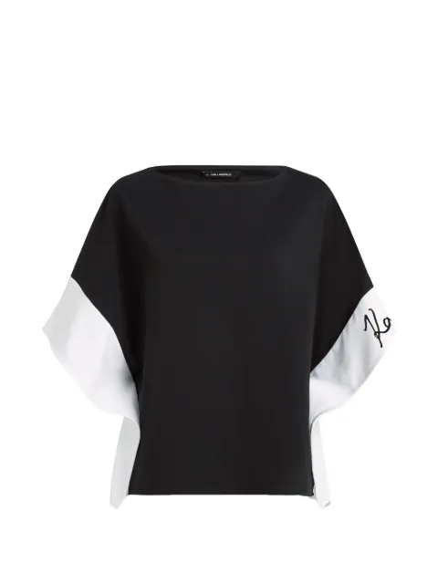 Karl Lagerfeld signature-detail top Black B2W17005101