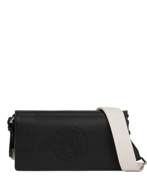 Karl Lagerfeld mini K/Circle leather cross body bag Black B2W302731AV