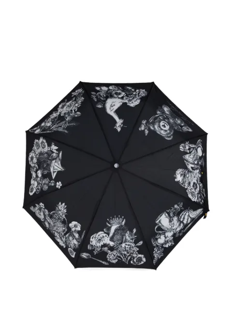Moschino graphic-print umbrella Black 9180OPENCLOSEA