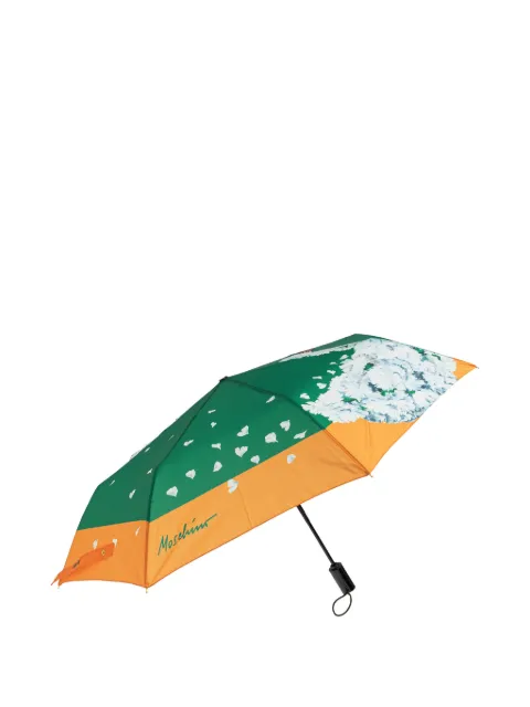 Moschino goose-print umbrella Green 9030OPENCLOSE
