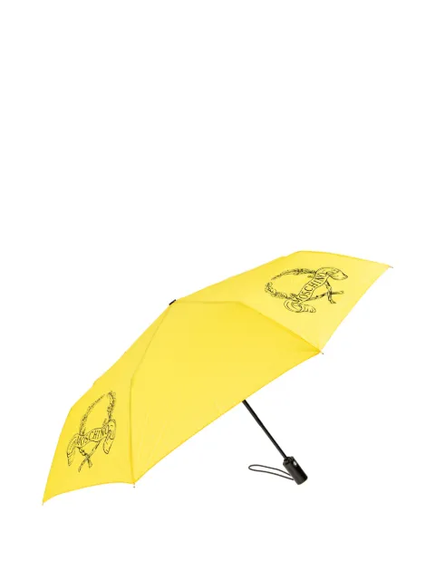 Moschino logo-motif umbrella Yellow 8981OPENCLOSEU