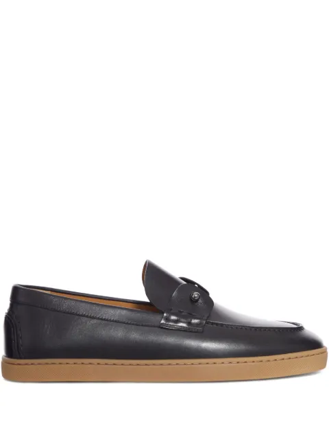 Christian Louboutin Chambeliboat leather loafers Black 3250662BK01