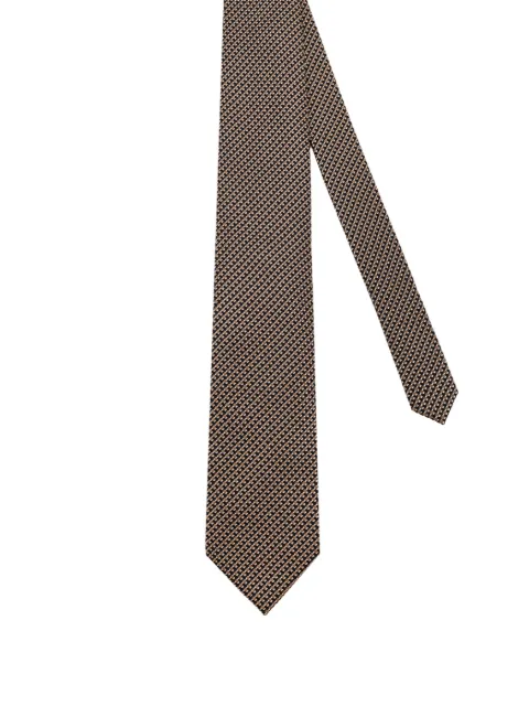 TOM FORD patterned tie Brown STE001S0226JAG