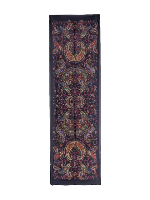 ETRO paisley-print scarf Blue WATA0005AKD94