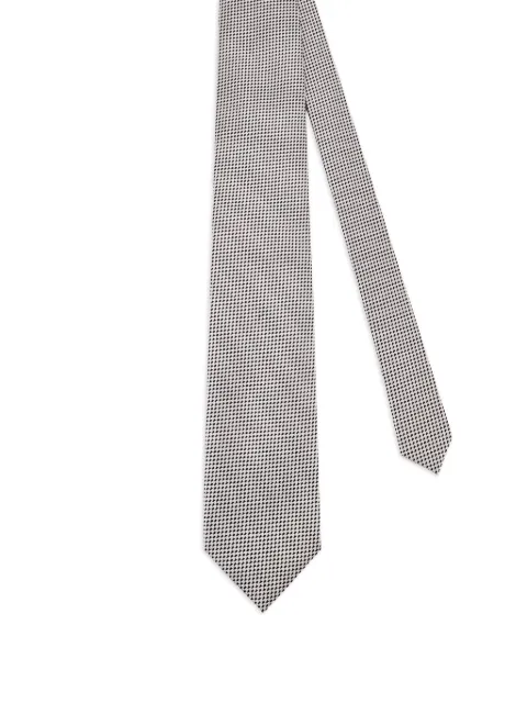 TOM FORD patterned tie Silver STE001S0218TAA