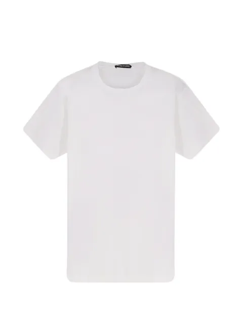 TOM FORD crew-neck short-sleeve T-shirt White JCS026JMC084