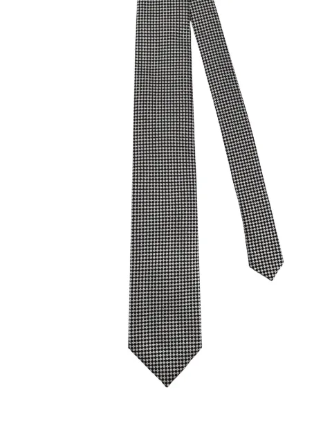 TOM FORD patterned tie Silver STE001S0217TAA