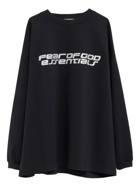 FEAR OF GOD ESSENTIALS Ponte 90s long-sleeve T-shirt Black 125HO254541F