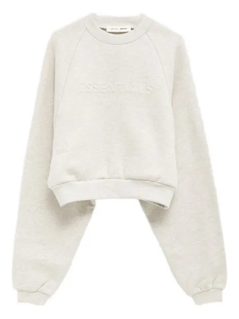 FEAR OF GOD ESSENTIALS 90s embossed-logo sweatshirt Neutrals 192HO257832FW