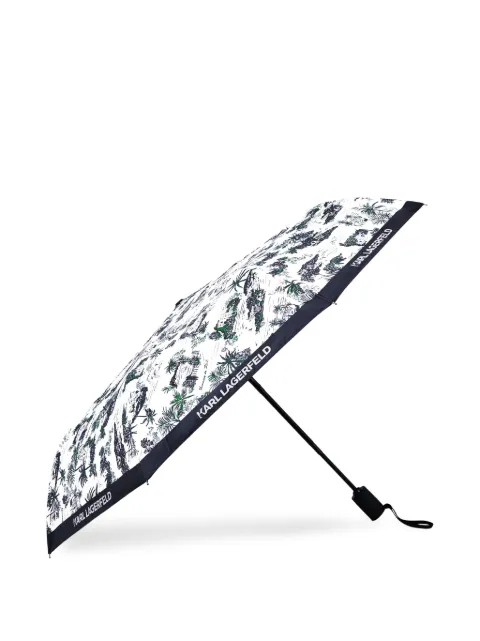 Karl Lagerfeld K/Signature Villa de Vigie small umbrella White B2W500781GW