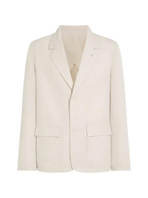 Karl Lagerfeld buttoned pocket blazer Brown B2M14020106