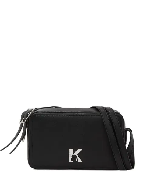 Karl Lagerfeld Jeans logo-plaque cross body bag Black B2W30128999