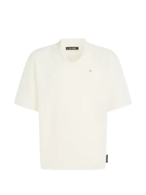 Karl Lagerfeld knitted boxy T-shirt Neutrals B2M18020B09