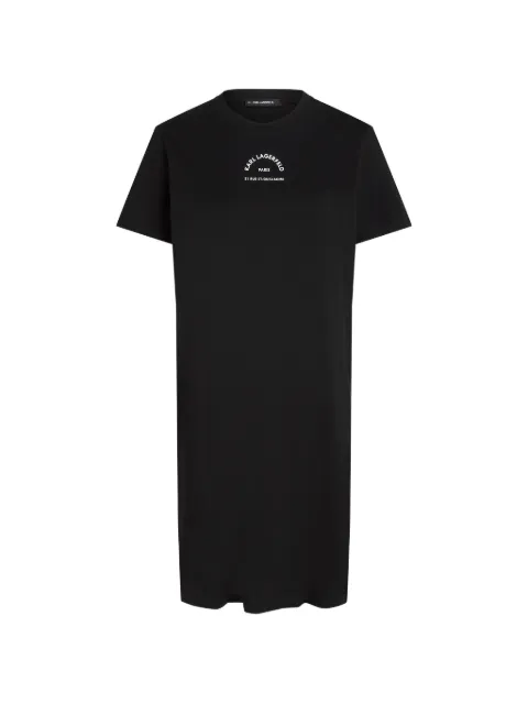 Karl Lagerfeld Rue St. Guillaume T-shirt mini dress Black B2W13071999