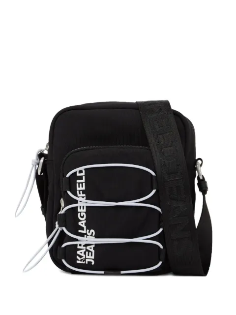 Karl Lagerfeld Jeans string utility reporter menssager bag Black B2M30163999