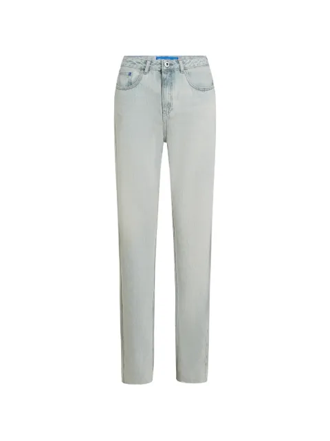 Karl Lagerfeld Jeans logo-patch jeans Blue B2W100821CT