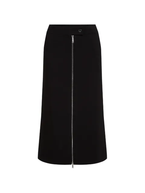 Karl Lagerfeld zip-fastening midi skirt Black B2W12031999
