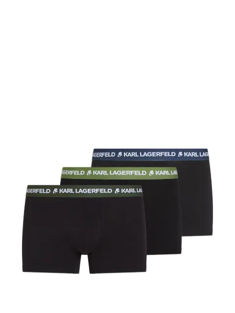 Karl Lagerfeld logo-waistband boxers (set of three) Black A1M470211IQ