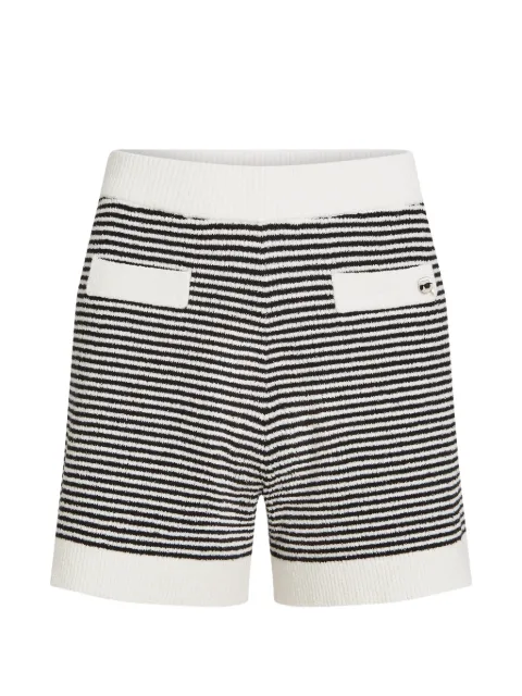 Karl Lagerfeld Ikon striped shorts White B2W101021MC