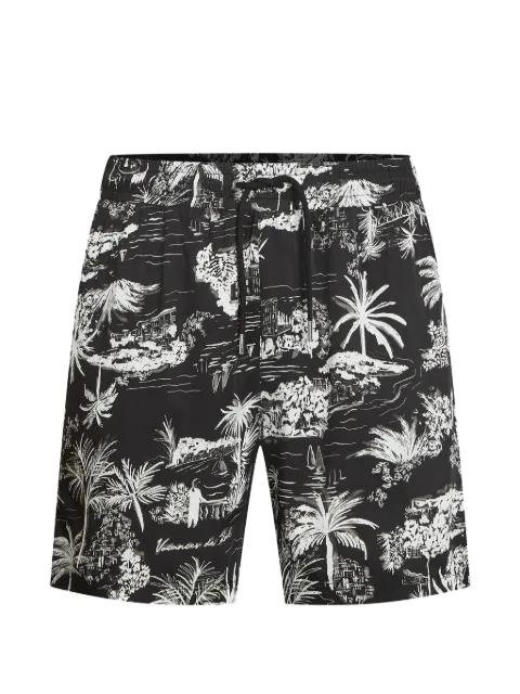 Karl Lagerfeld all-over print shorts Black B2M10045999
