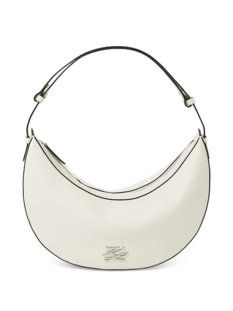 Karl Lagerfeld extra-large K/Autograph leather shoulder bag White B2W30236110