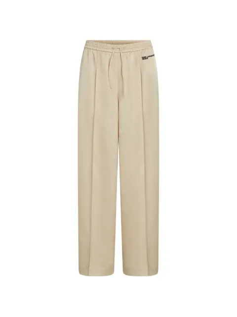 Karl Lagerfeld Jeans contrast-logo trousers Neutrals B2W100582MW