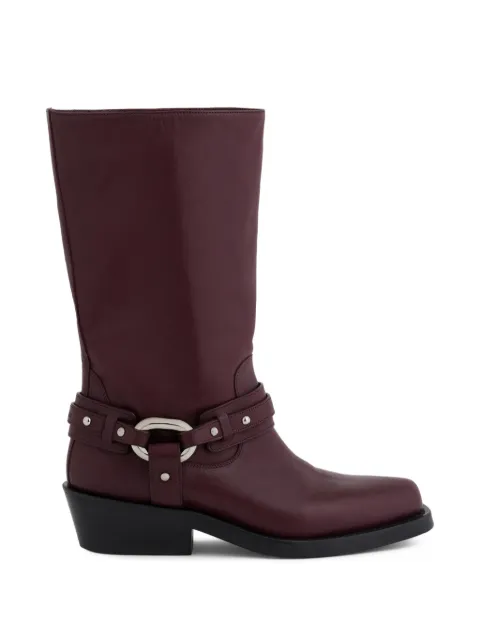 Rabanne XL Link biker boots Red 26PHH0135CLF308