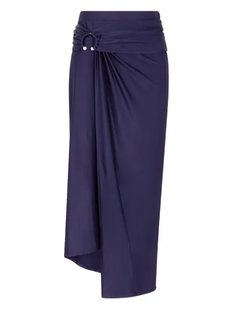 Rabanne midi piercing jersey skirt Purple 26PJJU601VI0267