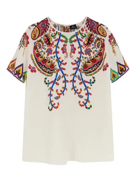 ETRO silk blouse White WRJA0025AKG21