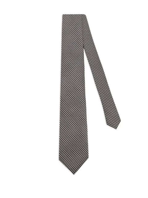 TOM FORD geometric-pattern tie Black STE001S0219NWA
