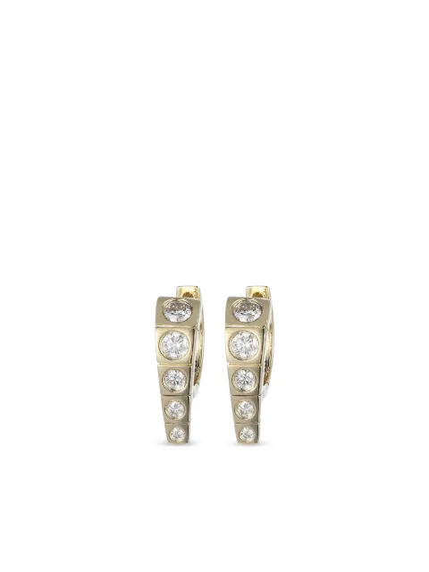 Type Jewelry Diamond Yellow Gold Leggo Mini Earrings Gold TJ234M