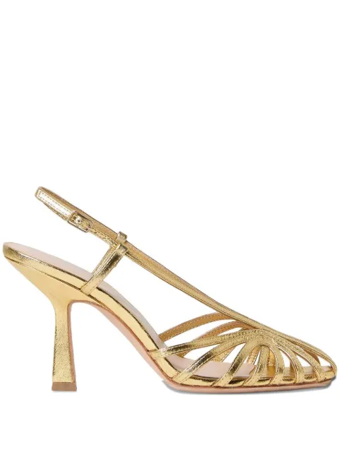 Loeffler Randall 89mm Alexandra strappy sandals Gold ALEXANDRACMGOLD