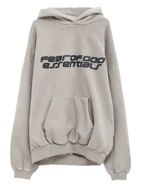 FEAR OF GOD ESSENTIALS 90s logo-print hoodie Neutrals 192HO256561F