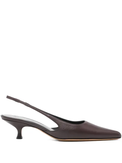 ERALDO 40mm slingback point-toe heeled pumps Brown AG1652