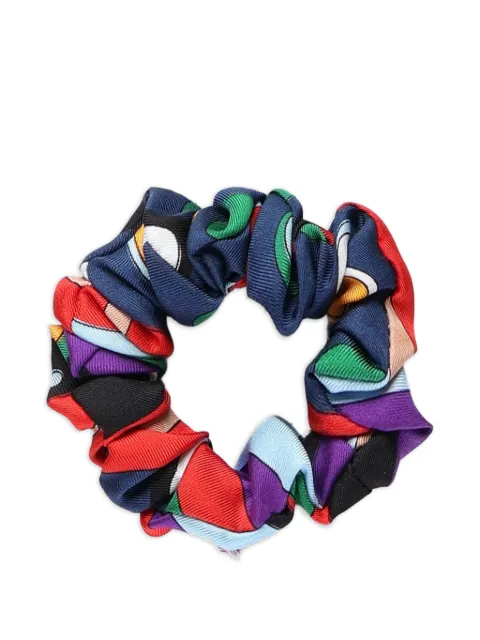 PUCCI fontane-print scrunchie Blue 5UGL315U040