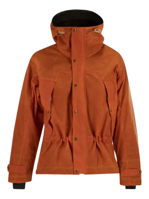 Ceccarelli hooded raglan sleeve jacket Orange 7003WXORANGE