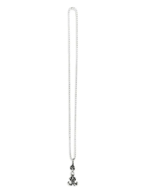 Chrome Hearts Fleur ball-pendant necklace Silver CHRM0467
