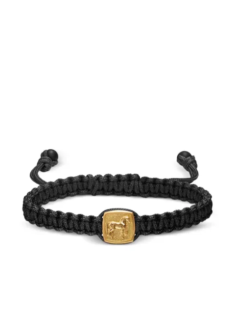David Yurman 18K yellow gold Petrvs horse-amulet onyx bracelet Black B35315M88BBOBLK