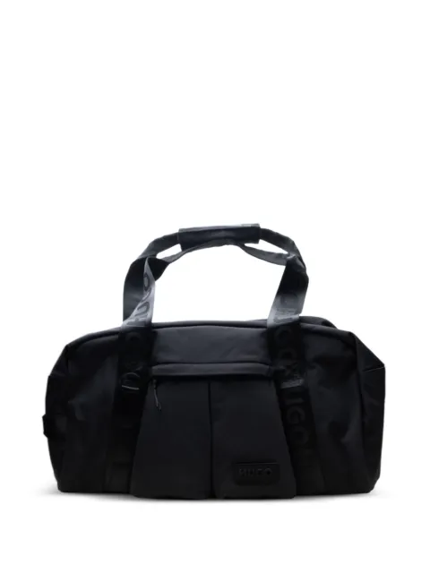 HUGO logo-plaque holdall Black 50551788