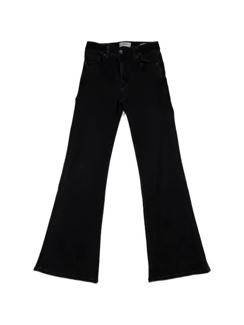 FRAME button-fastening flared jeans Black 3002498