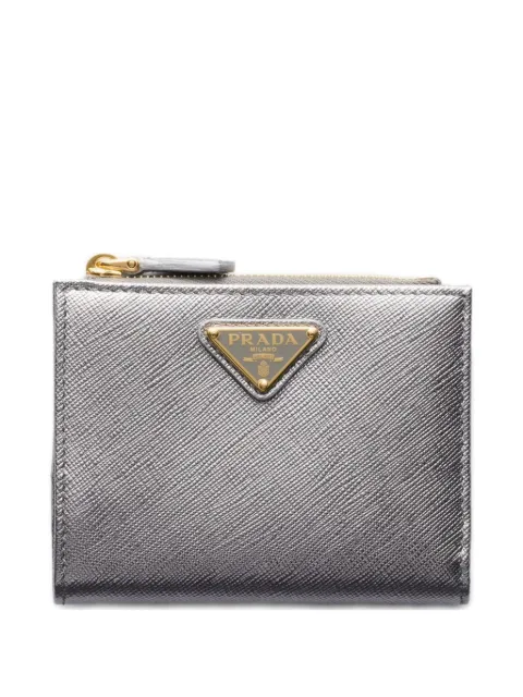 Prada small leather wallet Grey 1ML050QHH