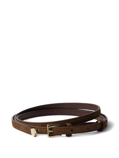 Prada suede belt Brown 1CC707054
