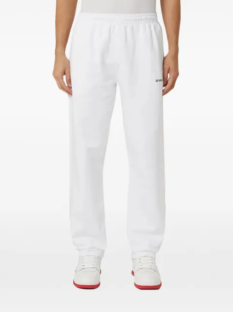 Off-White helvetica slim track pants White EH9NGA9M