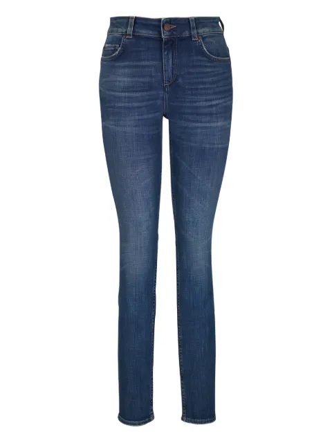 Dorothee Schumacher label-patch jeans Blue 888045533