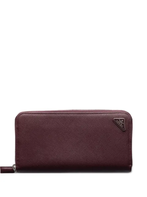 Prada zip logo wallet Red 2ML317QHH