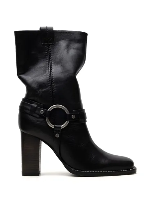 Free People Hayden leather boots Black 96873674