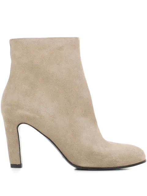 Del Carlo zip ankle boots Neutrals 12027
