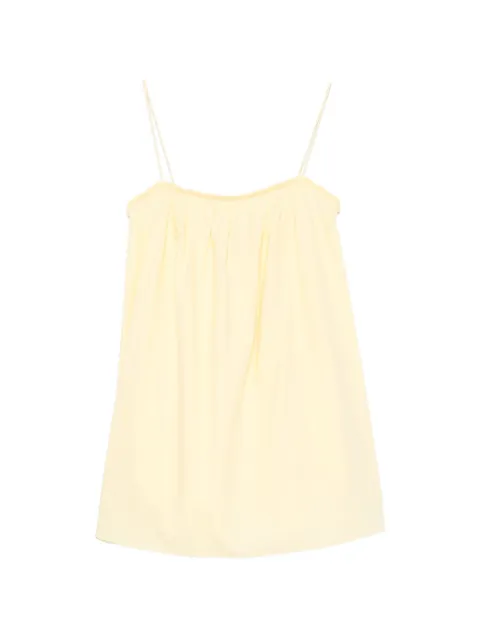 Matteau frill-trim mini dress Yellow FCMDR