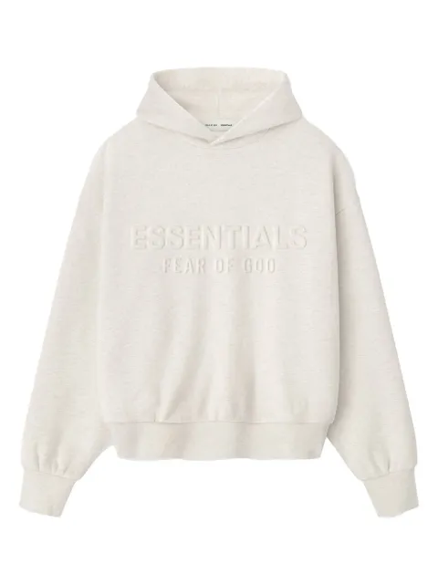 FEAR OF GOD ESSENTIALS embossed-logo hoodie Neutrals 192HO256212F