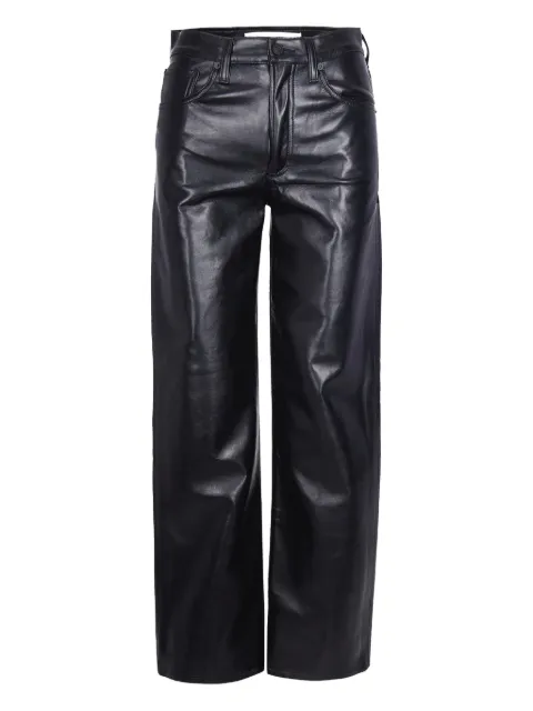AGOLDE leather trousers Black A3001285DETOX